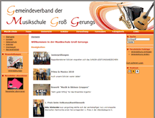 Tablet Screenshot of musikschule.gerungs.at